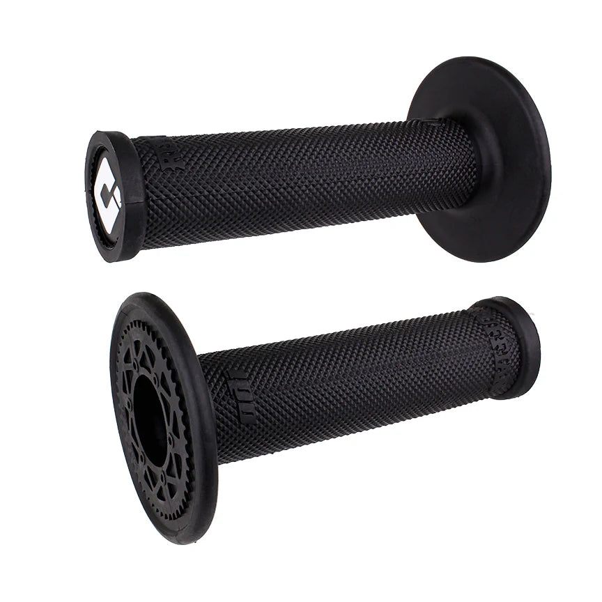 ODI Ruffian No-Waffle MX Slip-On Grips - Black